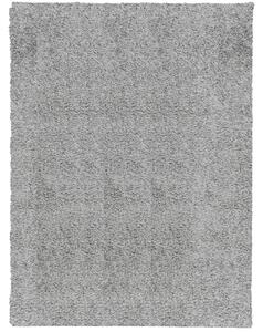 VidaXL Čupavi moderni tepih s visokim vlaknima sivi 300x400 cm