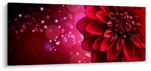 Slika crvenog cvijeta (120x50 cm)