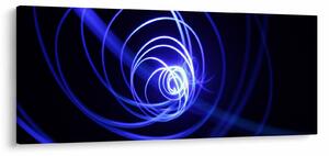 Slika plavih spirala (120x50 cm)