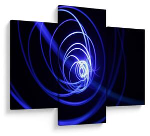 Slika plavih spirala (90x60 cm)