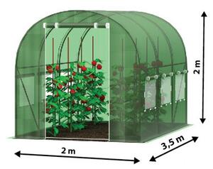 Vrtni plastenik 2 x 3,5 m