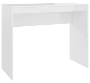 VidaXL Radni stol visoki sjaj bijeli 90 x 40 x 72 cm konstruirano drvo