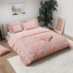 Pamučna posteljina PONSA ružičasta Dimenzije posteljine: 2 ks 70 x 90 cm | 200 x 220 cm