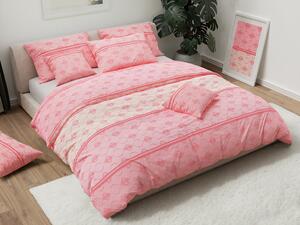 Pamučna posteljina ALCUDIA ružičasta Dimenzije posteljine: 2 ks 70 x 90 cm | 200 x 220 cm