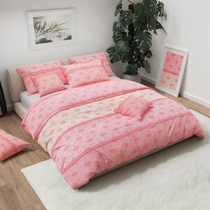 Pamučna posteljina ALCUDIA ružičasta Dimenzije posteljine: 70 x 90 cm | 140 x 220 cm