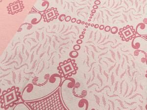 Pamučna posteljina PONSA ružičasta Dimenzije posteljine: 70 x 90 cm | 140 x 220 cm