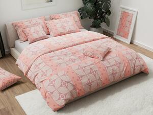 Pamučna posteljina PONSA ružičasta Dimenzije posteljine: 2 ks 70 x 90 cm | 200 x 220 cm