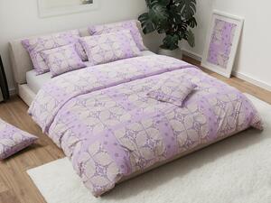Pamučna posteljina PONSA ljubičasta Dimenzije posteljine: 70 x 90 cm | 140 x 200 cm