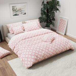 Pamučna posteljina SACOMA ružičasta Dimenzije posteljine: 70 x 90 cm | 140 x 200 cm