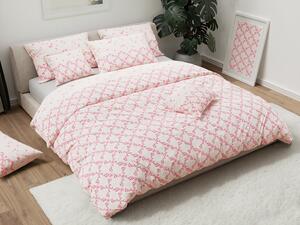 Pamučna posteljina SACOMA ružičasta Dimenzije posteljine: 2 ks 70 x 90 cm | 200 x 220 cm