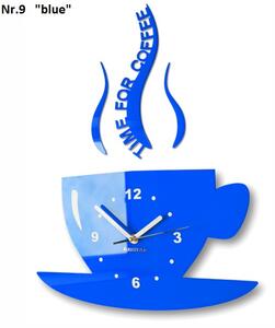 Zidni sat "Vrijeme je za kavu"