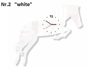 Zidni sat za dnevni boravak - Konj Bijela