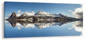 Slika planina i njihov odraz (120x50 cm)