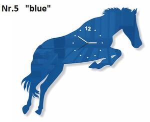 Zidni sat za dnevni boravak - Konj Plava