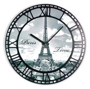 Zidni sat s motivom Eiffelovog tornja