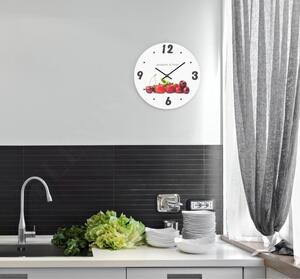 Kuhinjski sat s motivom crvenoga voća