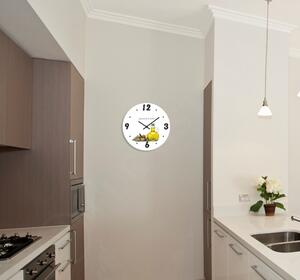 Bijeli kuhinjski zidni sat