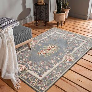 Kvalitetan sivi vintage tepih za dnevni boravak Širina: 120 cm | Duljina: 170 cm