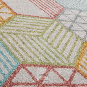 Šareni tepih s geometrijskim uzorcima Širina: 120 cm | Duljina: 160 cm