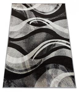 Originalni tepih sa apstraktnim uzorkom u sivoj boji Širina: 120 cm | Duljina: 170 cm