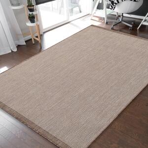Jednostavan i praktičan glatki smeđi tepih Širina: 80 cm | Duljina: 150 cm