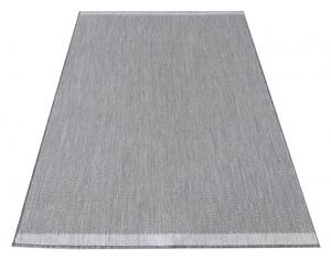 Jednostavan i elegantan sivi glatki tepih za svestranu upotrebu Širina: 120 cm | Duljina: 170 cm