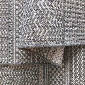 Univerzalni sivi tepih s nježnim uzorkom Širina: 80 cm | Duljina: 150 cm