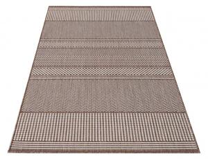 Visokokvalitetni smeđi tepih s finim uzorkom pogodan za svaku prostoriju Širina: 120 cm | Duljina: 170 cm