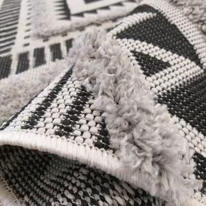 Originalni sivi tepih u skandinavskom stilu Širina: 120 cm | Duljina: 170 cm