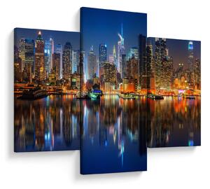 Slika Manhattana noću (90x60 cm)