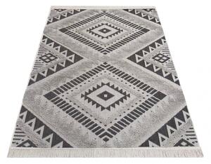 Originalni sivi tepih u skandinavskom stilu Širina: 160 cm | Duljina: 230 cm