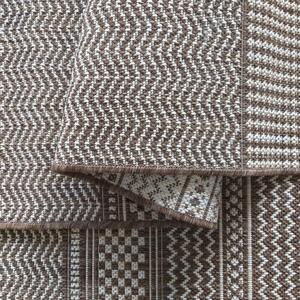 Visokokvalitetni smeđi tepih s finim uzorkom pogodan za svaku prostoriju Širina: 160 cm | Duljina: 230 cm