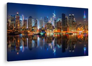 Slika Manhattana noću (90x60 cm)