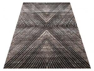 Moderni tepih sa zanimljivim geometrijskim uzorkom dijagonalnih linija koje se ponavljaju Širina: 80 cm | Duljina: 150 cm