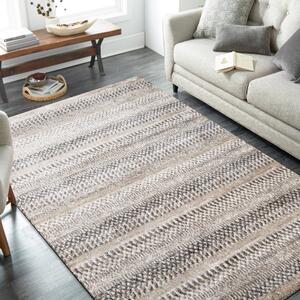 Kvalitetan tepih sa apstraktnim uzorkom u prirodnim nijansama Širina: 80 cm | Duljina: 150 cm