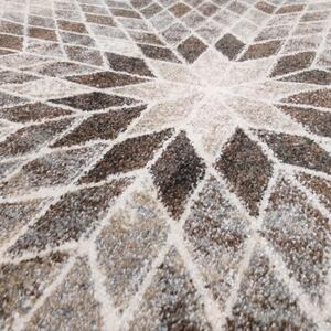 Bež tepih modernog dizajna s prirodnim motivima Širina: 60 cm | Duljina: 100 cm