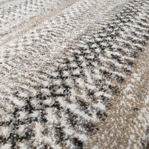 Kvalitetan tepih sa apstraktnim uzorkom u prirodnim nijansama Širina: 60 cm | Duljina: 100 cm