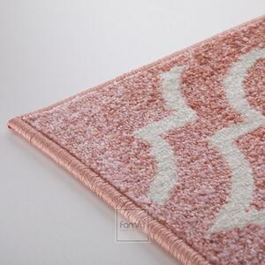 Originalni stari ružičasti tepih u skandinavskom stilu Širina: 160 cm | Duljina: 220 cm
