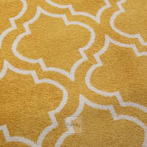 Jedinstveni žuti tepih u skandinavskom stilu Širina: 80 cm | Duljina: 150 cm