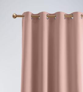 Zastor za zamračivanje u puder ružičastoj boji 140 x 280 cm