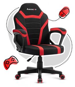 Kvalitetna dječja gaming stolica u crnoj i crvenoj boji