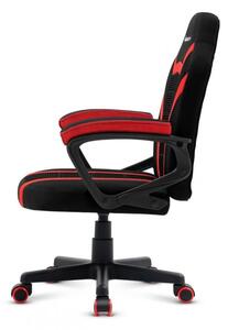 Kvalitetna dječja gaming stolica u crnoj i crvenoj boji