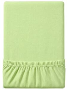 Jersey plahta EXCLUSIVE svijetlo zelena 90 x 200 cm