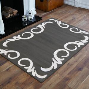 Elegantan sivi tepih s bijelim ukrasnim uzorkom Širina: 120 cm | Duljina: 170 cm