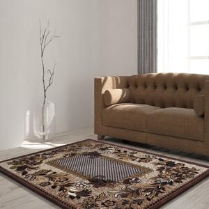 Kvalitetni smeđi tepih za dnevni boravak Širina: 60 cm | Duljina: 100 cm