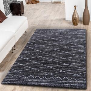 Elegantan skandinavski tepih u tamno smeđoj boji Širina: 160 cm | Duljina: 220 cm