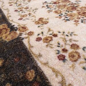 Originalni smeđi krem vintage tepih za dnevni boravak Širina: 120 cm | Duljina: 170 cm