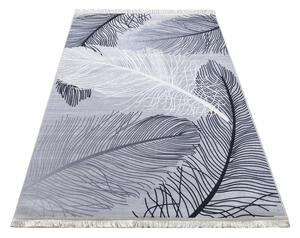 Protuklizni tepih s motivom perja Širina: 180 cm | Duljina: 280 cm