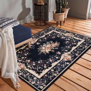 Kvalitetni tamnoplavi vintage tepih Širina: 120 cm | Duljina: 170 cm