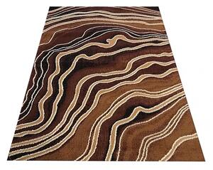 Moderni smeđi tepih s apstraktnim motivom Širina: 200 cm | Duljina: 300 cm